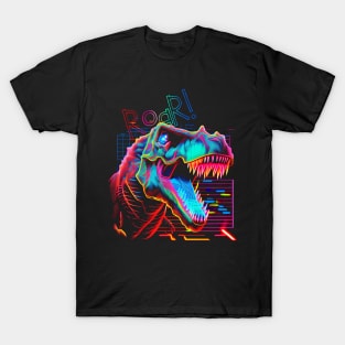 T-Rex Neon ROAR! T-Shirt